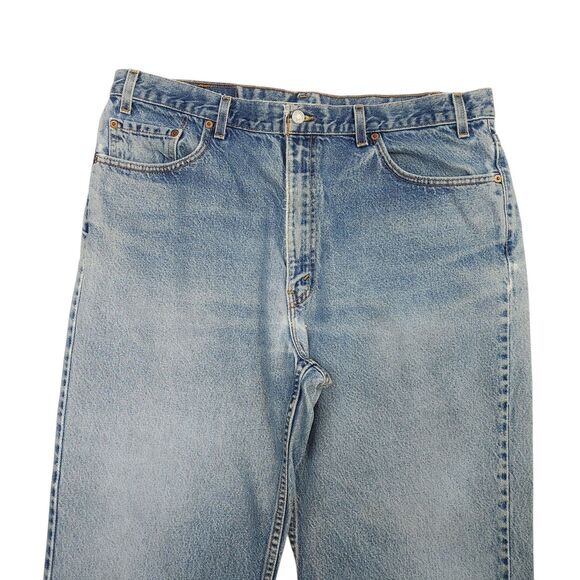 Vintage Levi's 550 Made In USA Relaxed Jeans 40x26 (Re-Hemmed) READ! - Picture 12 of 16